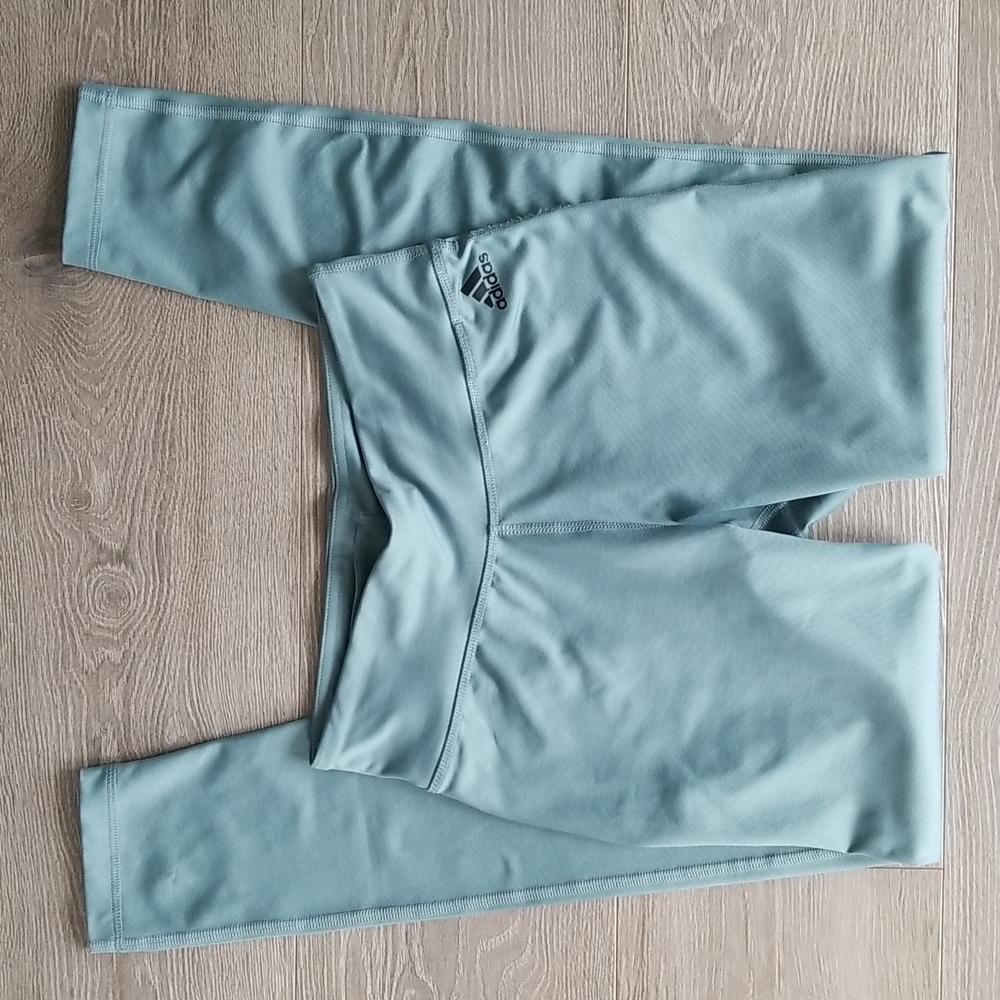 Adidas Dusty Teal Leggings - S